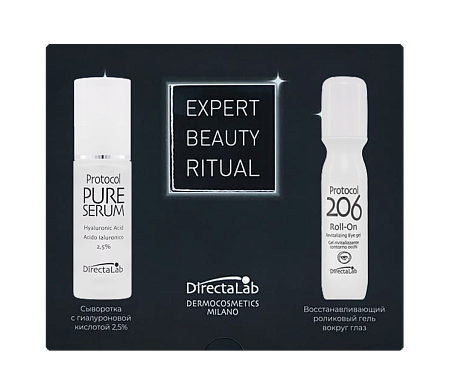 Подарочный набор Expert Beauty Ritual mini (Serum Hyaluronic Acid 2,5% 30 мл + Rivitalizing Eye roll-on gel 15 мл)